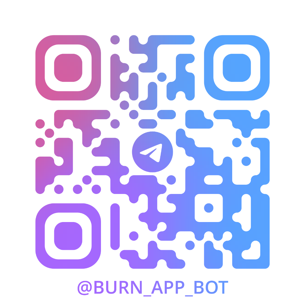 Telegram QR Code @burn_app_bot